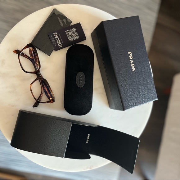 NIB | Prada 52 mm optical glasses | Havana Caramel - Picture 12 of 16